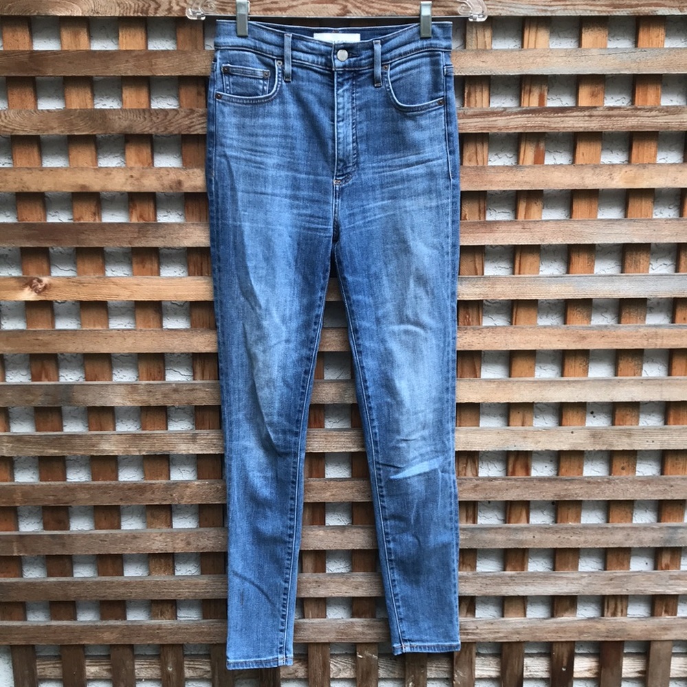 Denim Forum Lola High Rise Skinny Jeans 27